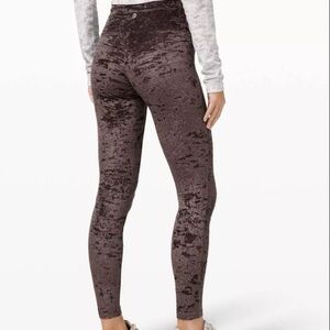 NWT $118 Lululemon Wunder Lounge HighRise Tight 28" *CV Velvet French Press Sz 6